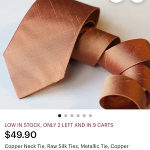 Copper Ties (have quantity of 10, happy to sell less than that)